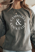 Campfires & Cocktails Sweatshirt