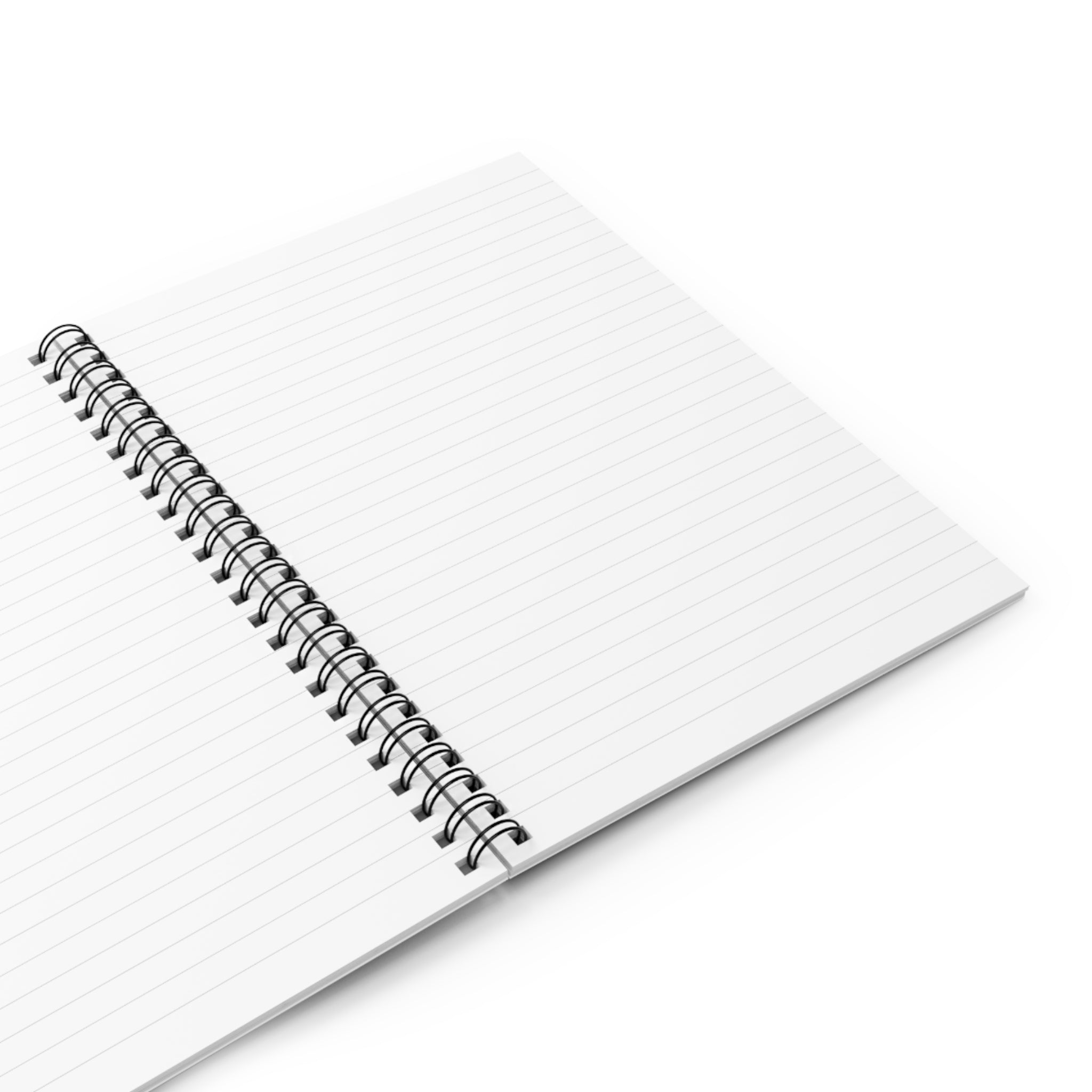A Collection of Mild Panic Spiral Notebook — Funny Black Ruled Journal