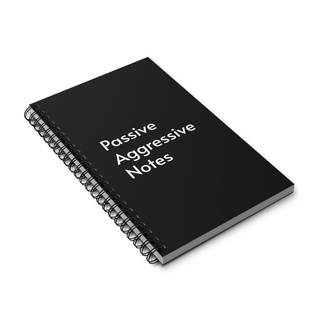 Passive Aggressive Thoughts — Black Spiral Journal